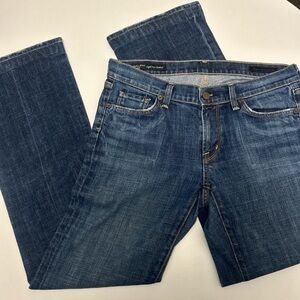 citizens of humanity womens amber Low rise bootcut jeans stretch dark blue sz 29
